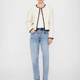 Logan Wool-Blend Jacket - Ivory