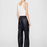 Soto Vegan Leather Pant - Night Sky