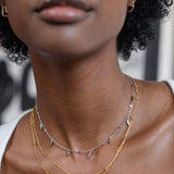 Double Chain Necklace - Gold