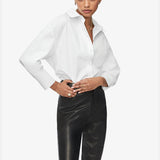 Mika Oversized Cotton Shirt - White