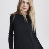 The Slub Longsleeve Tee - Black