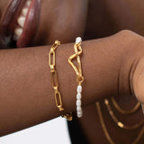 Aegis Chain Bracelet - Gold
