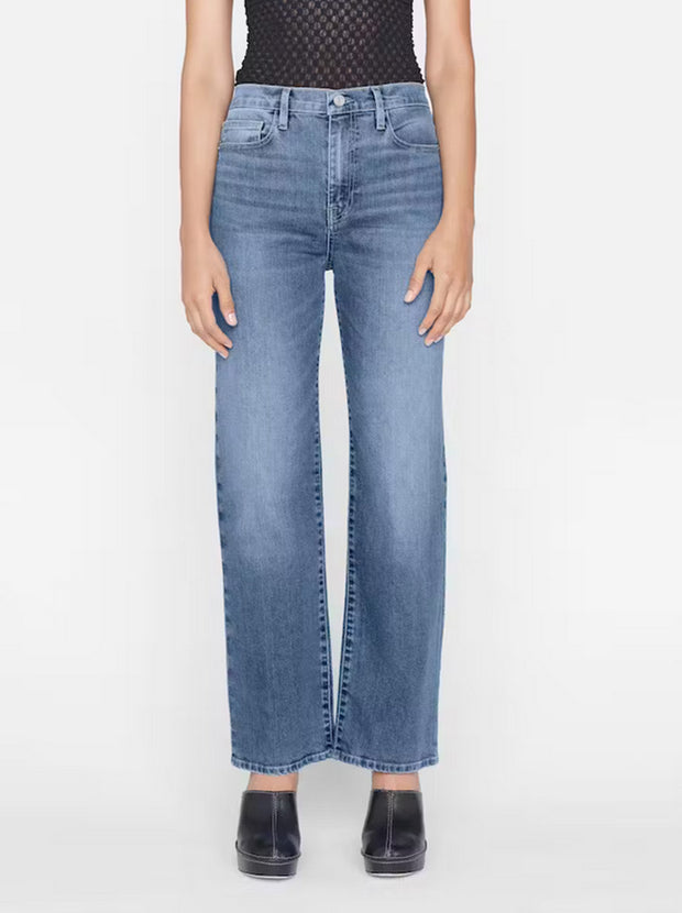 Le Jane High-Rise Ankle Jean - Deepwater