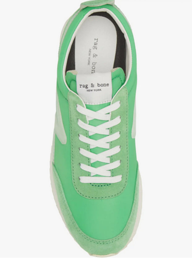 Retro Runner Sneaker - Neon Green