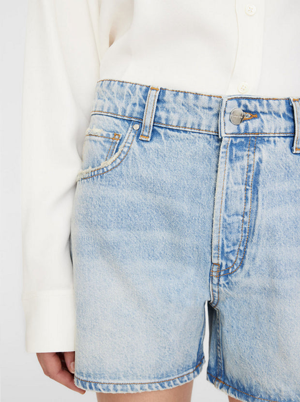 Dalton Denim Short - Bleached Blue