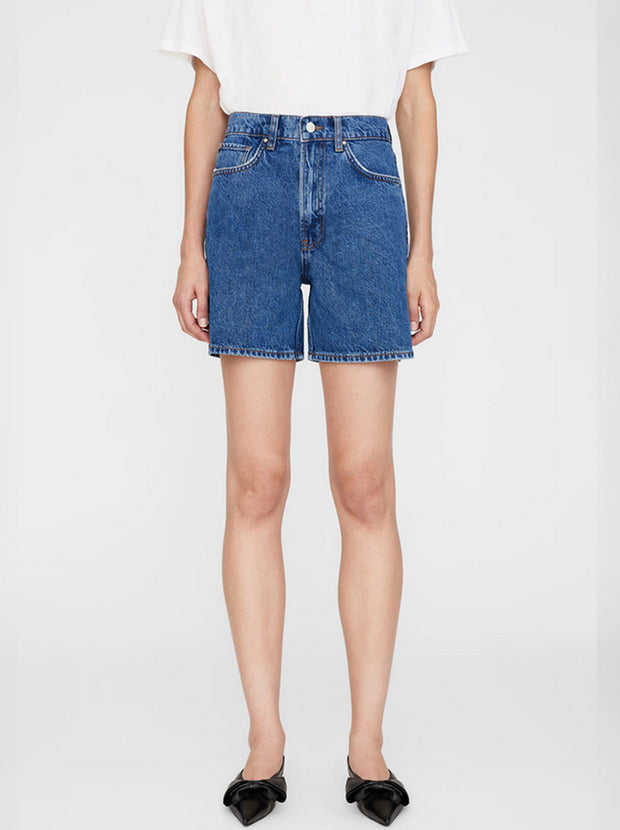 Kat Denim Short - Medium Indigo