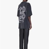 Kent Tee Twisted Snake - Washed Charcoal