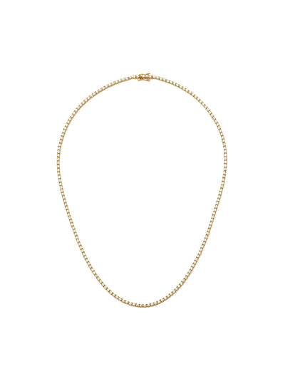 Classic Tennis Necklace - Gold