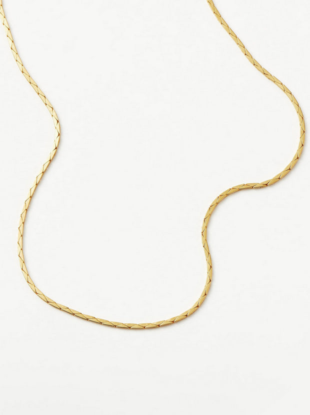 Lucy Williams Cobra Snake Chain Necklace - Gold