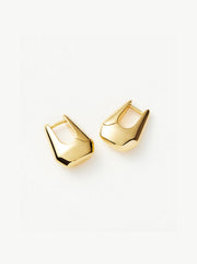 Lucy Williams Arco Small Hoop Earrings - Gold