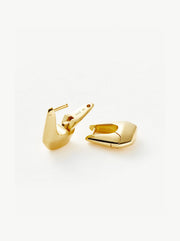 Lucy Williams Arco Small Hoop Earrings - Gold