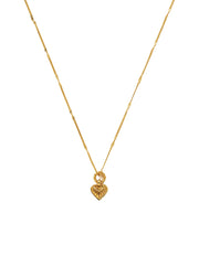 Mini Ridge Heart Necklace