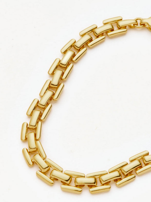 Vintage Watch Strap Bracelet - Gold