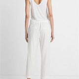 Mid-Rise Tapered Pull On Pant - Off White