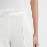 Mid-Rise Tapered Pull On Pant - Off White