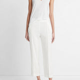 Mid-Rise Tapered Pull On Pant - Off White