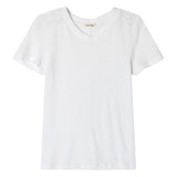 Sonoma Fitted Cotton T-Shirt - Blanc
