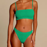 Gigi Crinkle Bikini - Emerald