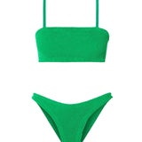 Gigi Crinkle Bikini - Emerald