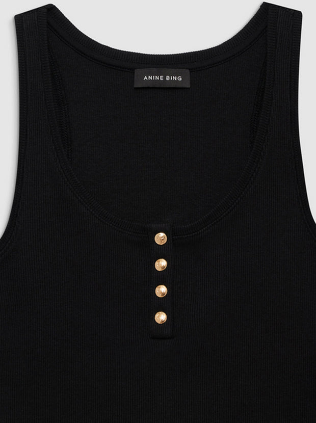 Alessia Tank Top - Black