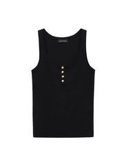 Alessia Tank Top - Black