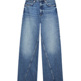 Brie Wide Leg Jean - Aegean Blue