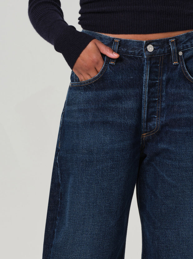 Ayla Baggy Cuffed Crop Jean - Costa Bravo