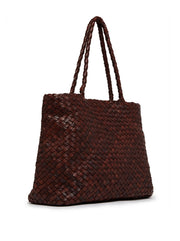 Vintage Mesh Woven Tote - Bruciato