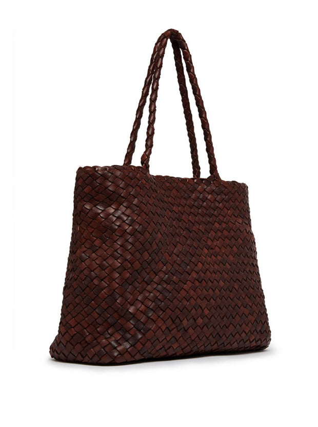 Vintage Mesh Woven Tote - Bruciato