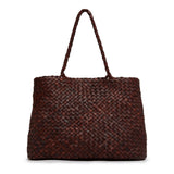 Vintage Mesh Woven Tote - Bruciato