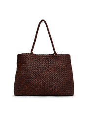 Vintage Mesh Woven Tote - Bruciato