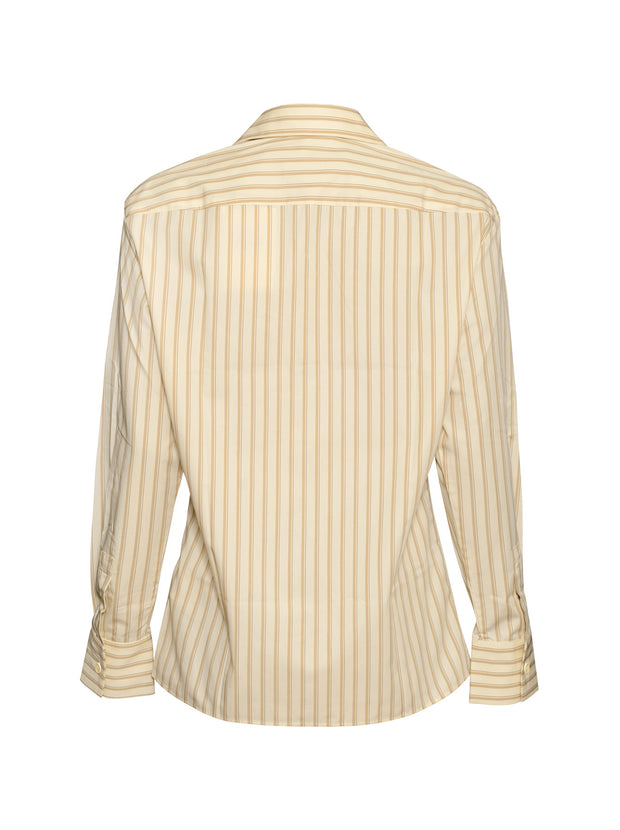 Vados Stripe Shirt - Shadow Stripe Butter