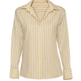 Vados Stripe Shirt - Shadow Stripe Butter