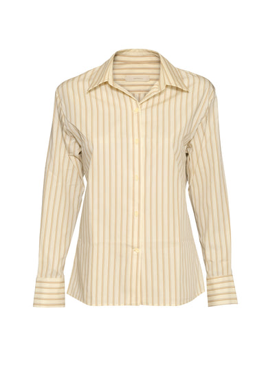 Vados Stripe Shirt - Shadow Stripe Butter