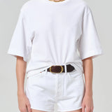 Goldie Cotton Tee - Soft White