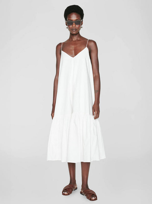 Averie Cotton Dress - White