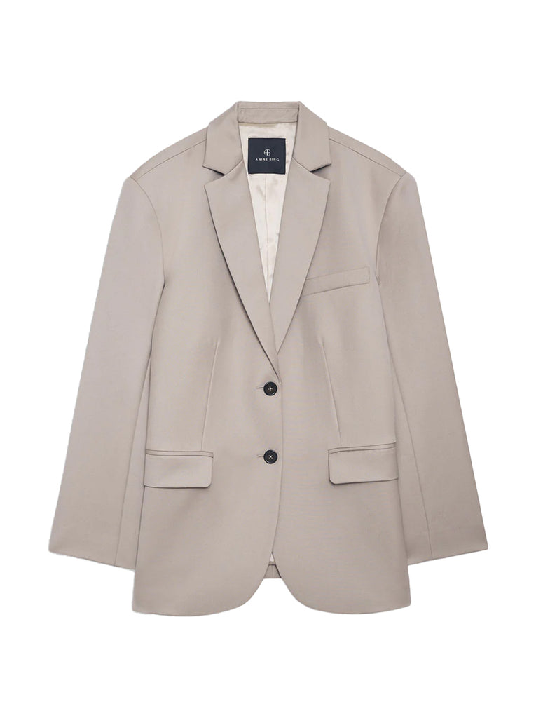 Quinn Wool Blazer Taupe Shop Label