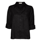 Bobby Linen Shirt - Black