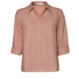 Bobby Linen Shirt - Desert Pink