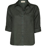 Bobby Linen Shirt - Khaki