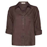 Bobby Linen Shirt - Mocha