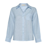 Bobby Linen Shirt - Light Blue
