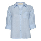 Bobby Linen Shirt - Light Blue