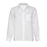 Bobby Linen Shirt - White