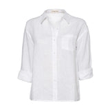 Bobby Linen Shirt - White