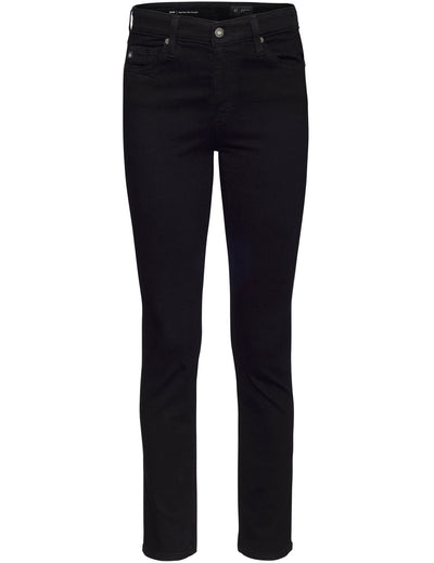 Mari High-Rise Slim Straight Jean - Opulent Black