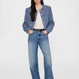 Amber Jacket - Blue Tweed