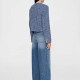 Amber Jacket - Blue Tweed
