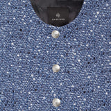 Amber Jacket - Blue Tweed