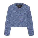 Amber Jacket - Blue Tweed